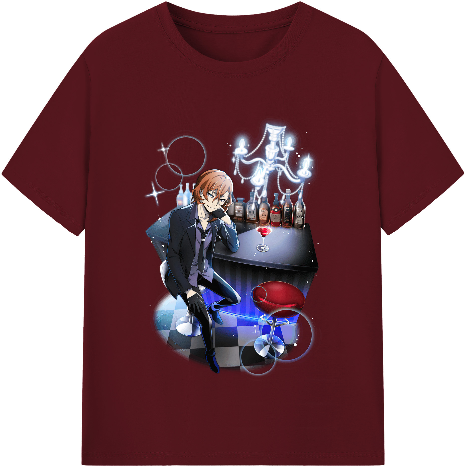 （画像用） 文豪ストレイドッグス Bungo Stray Dogs 綿100％半袖Tシャツ（フロントプリント）
